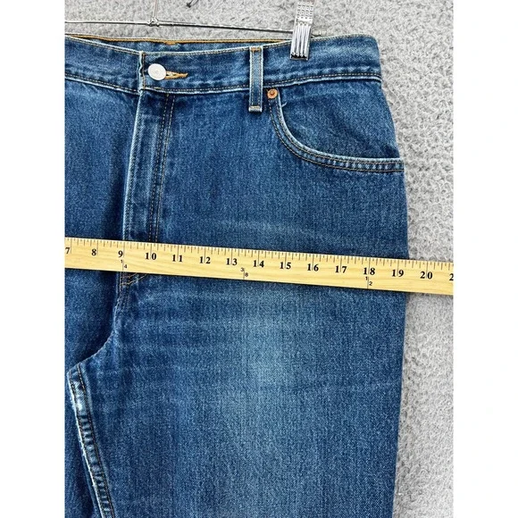 Vintage Y2k Levi's 550 Relax Fit Taper Leg Jean Women 14 Reg (32x30 Actual) READ - Picture 4 of 15